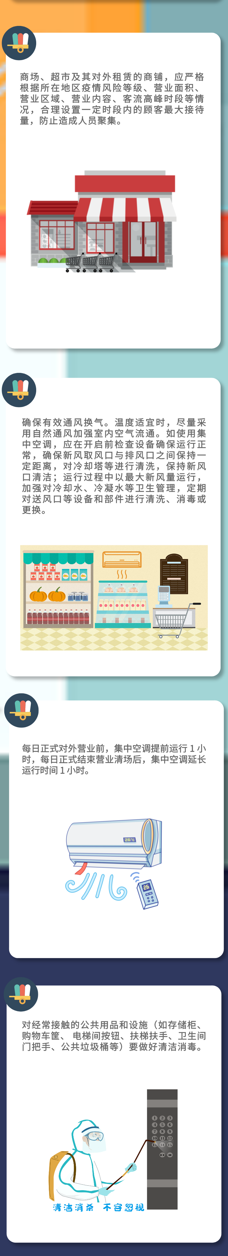 新冠肺炎疫情常态化防控防护指南之商场和超市篇- 预防知识- 和硕县人民政府